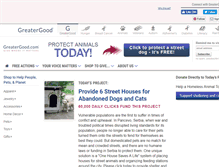 Tablet Screenshot of greatergood.com