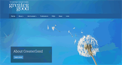 Desktop Screenshot of greatergood.org.au